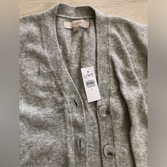 NWT Midi Soft Knit Gray Cardigan Dress - Picture 7 of 16